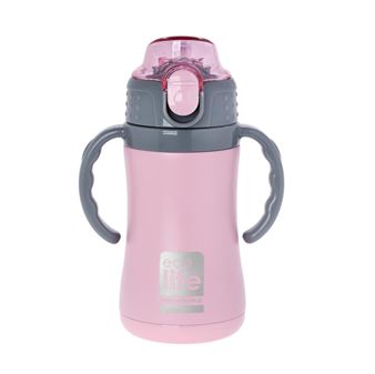 Picture of Ανοξείδωτο παιδικό παγουρακι - θερμός ECOlife Pink 300ml 