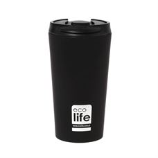 Εικόνα της Ανοξείδωτο θερμός για καφέ ECOlife Black matte 370ml