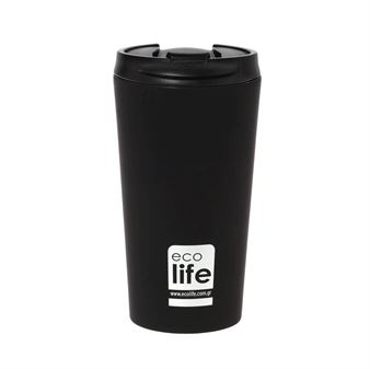 Picture of Ανοξείδωτο θερμός για καφέ ECOlife Black matte 370ml