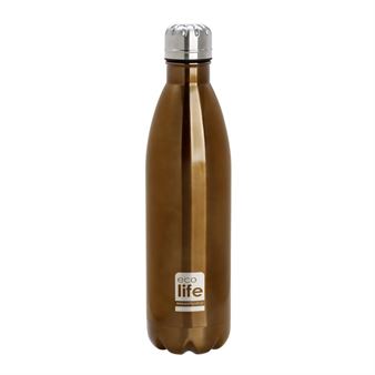 Εικόνα της  Ανοξείδωτο μπουκάλι Θερμός ECOlife Bronze 750ml