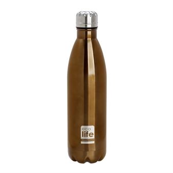 Picture of  Ανοξείδωτο μπουκάλι Θερμός ECOlife Bronze 750ml