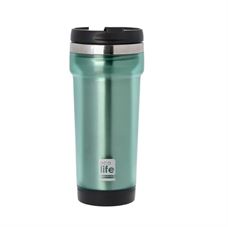 Εικόνα της Ανοξείδωτο θερμός για καφέ ECOlife Green 420ml (plastic outside) 