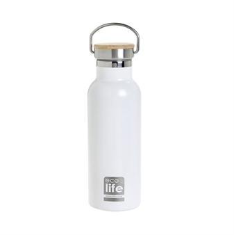 Εικόνα της Ανοξείδωτο θερμός ECOLIFE Bamboo white - 500ml